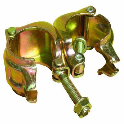 जाली कुंडा युग्मक मचान डबल युग्मक जस्ती EN74 ड्रॉप जाली 48.3 × 48.3MM